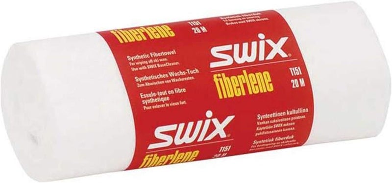 Swix Fiberlene Cleaning Cloth - 20 Meter Roll for Ski Maintenance